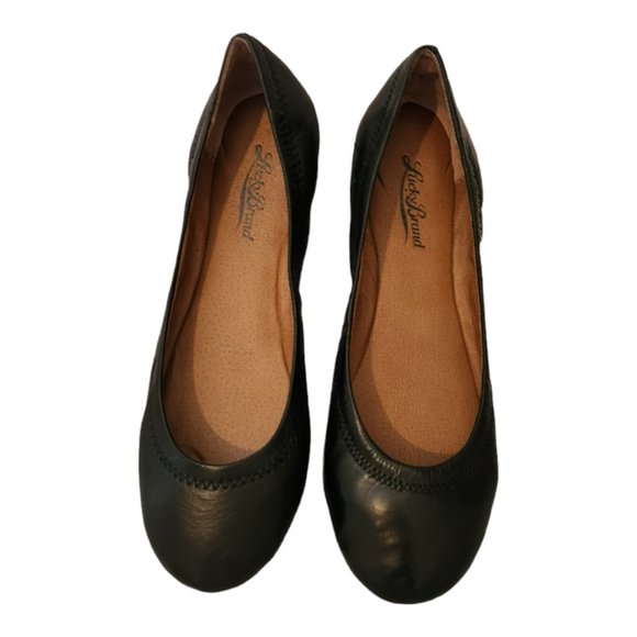 Lucky Brand Shoes - NEW Lucky Brand Women's Emmie Ballet Flats Black Leather Size 8